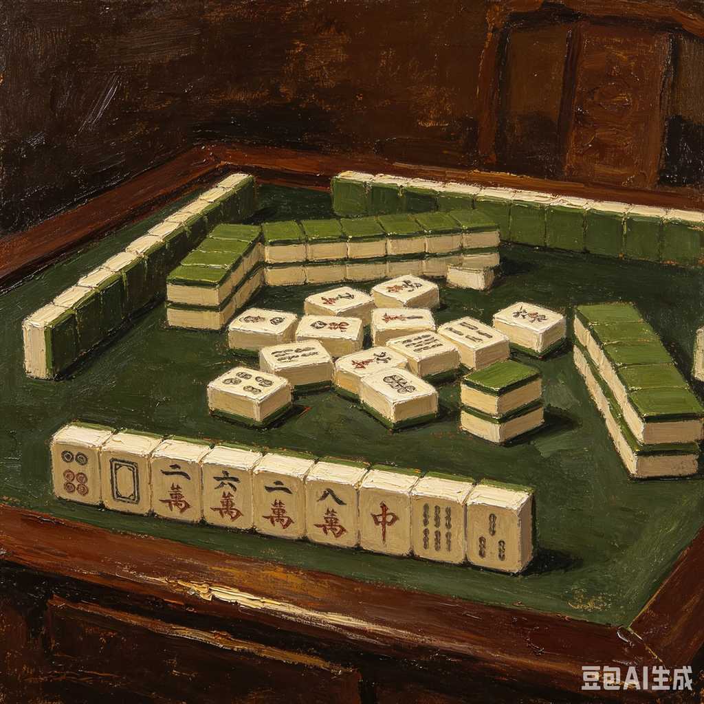 clear transparent mahjong tiles