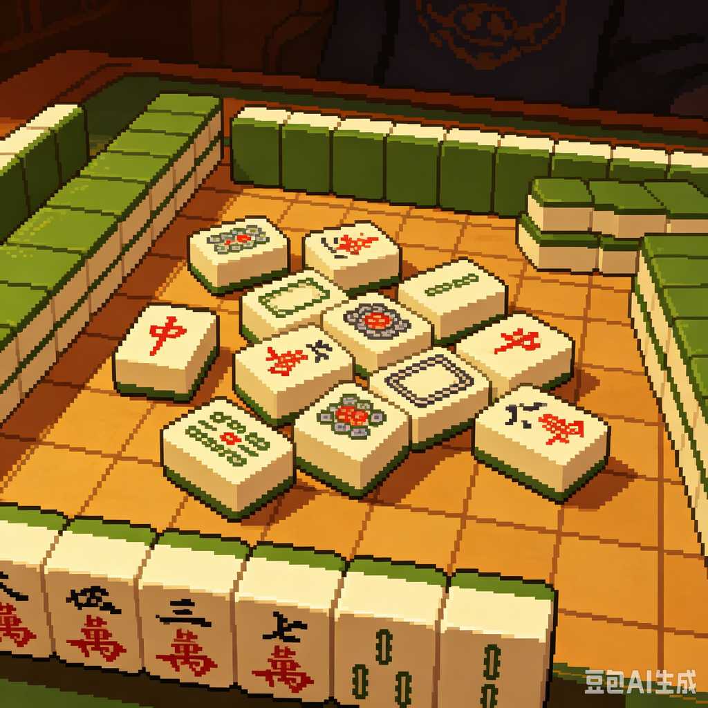 small portable mahjong set